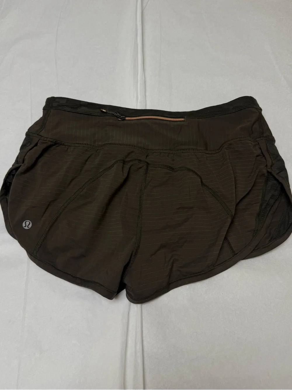 lululemon athletica Speed Up Shorts in a dark earth or olive green 🟢